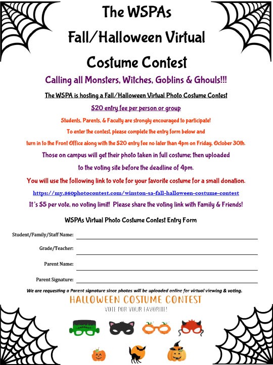 WSPAs Virtual Fall/Halloween Costume Contest 360 Photo Contest
